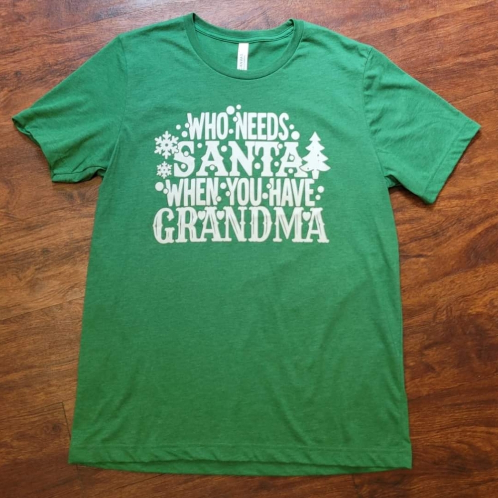 Grandma Santa Tee